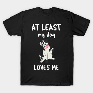 At Least My Dog Loves Me T-Shirt